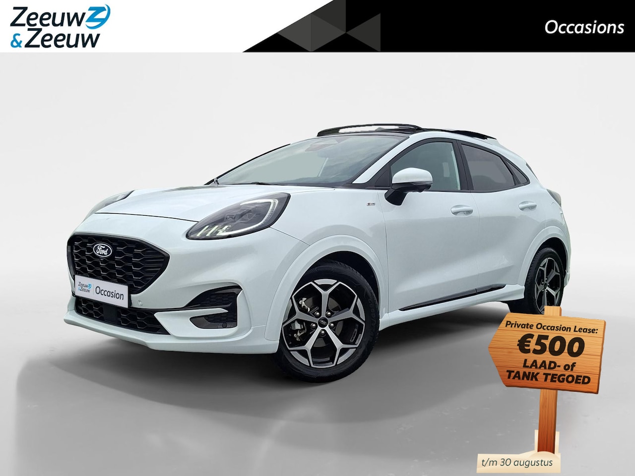 Ford Puma - 1.0 EcoBoost Hybrid ST-Line | Automaat | Pano dak | Winter pack | Adapt. Cruise control | - AutoWereld.nl