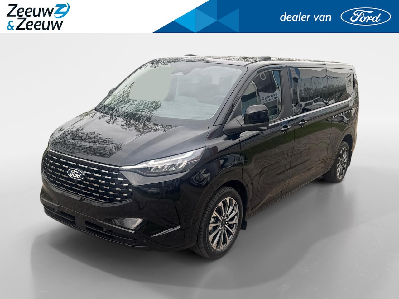 Ford Tourneo Custom - 340 2.5 PHEV L2H1 Titanium X 8 persoons | TE BESTELLEN AUTO | Elektr. bedienbare AGR Stoel - AutoWereld.nl