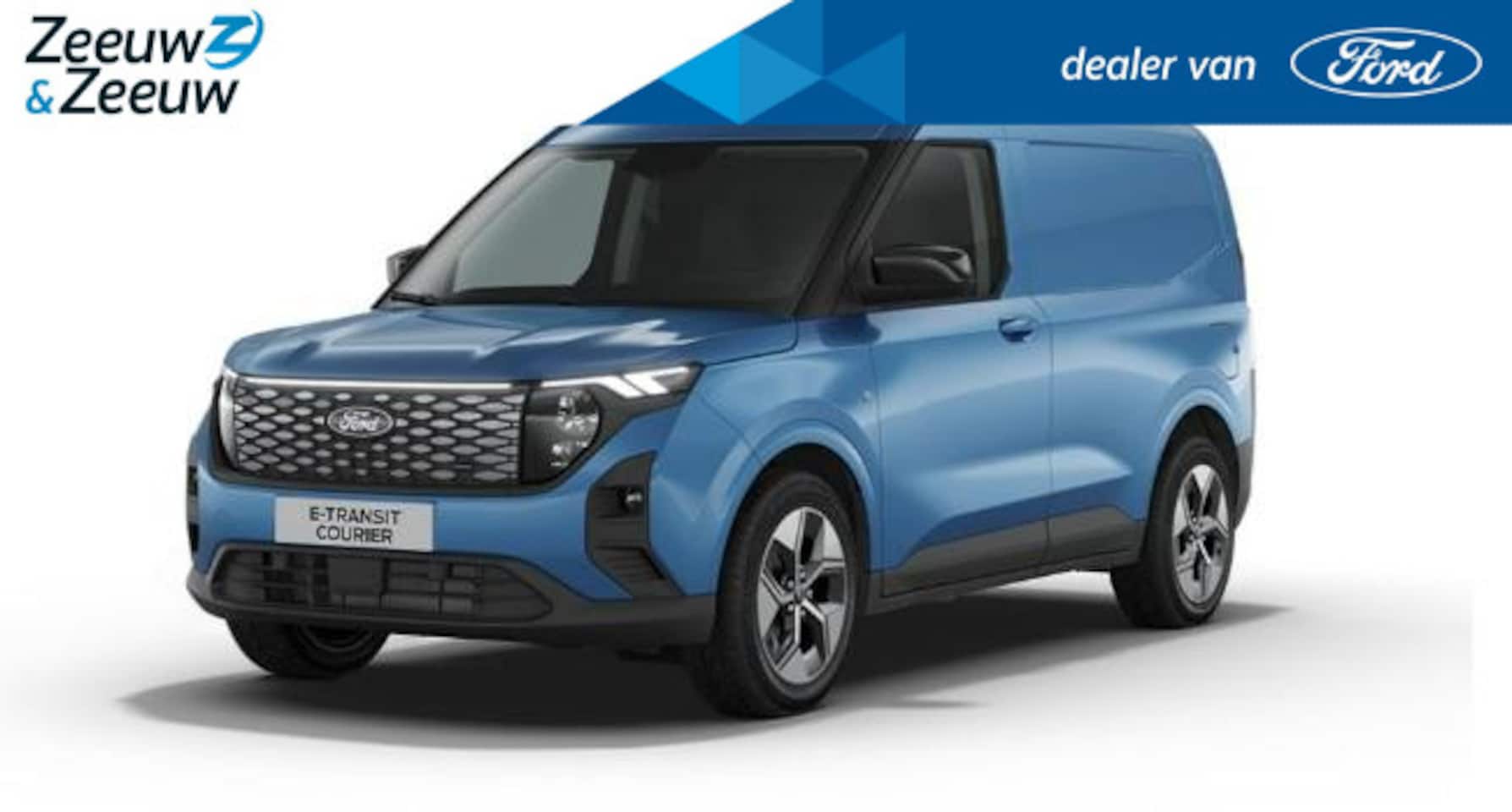 Ford Transit Courier - E-Transit Limited 46 kWh 136 pk | 17" LM velgen | Te bestellen voertuig vanaf € 29.135 ex - AutoWereld.nl