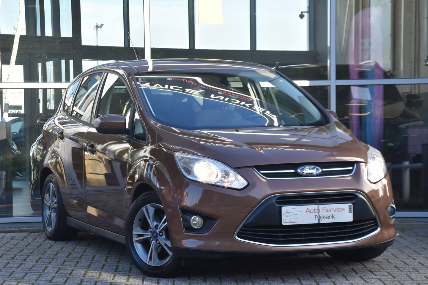 Ford C-Max - 1.0 Edition Airco Elek. Ramen Cruise Pdc Trekhaak Lm-Velgen 1ste Eigenaar - AutoWereld.nl