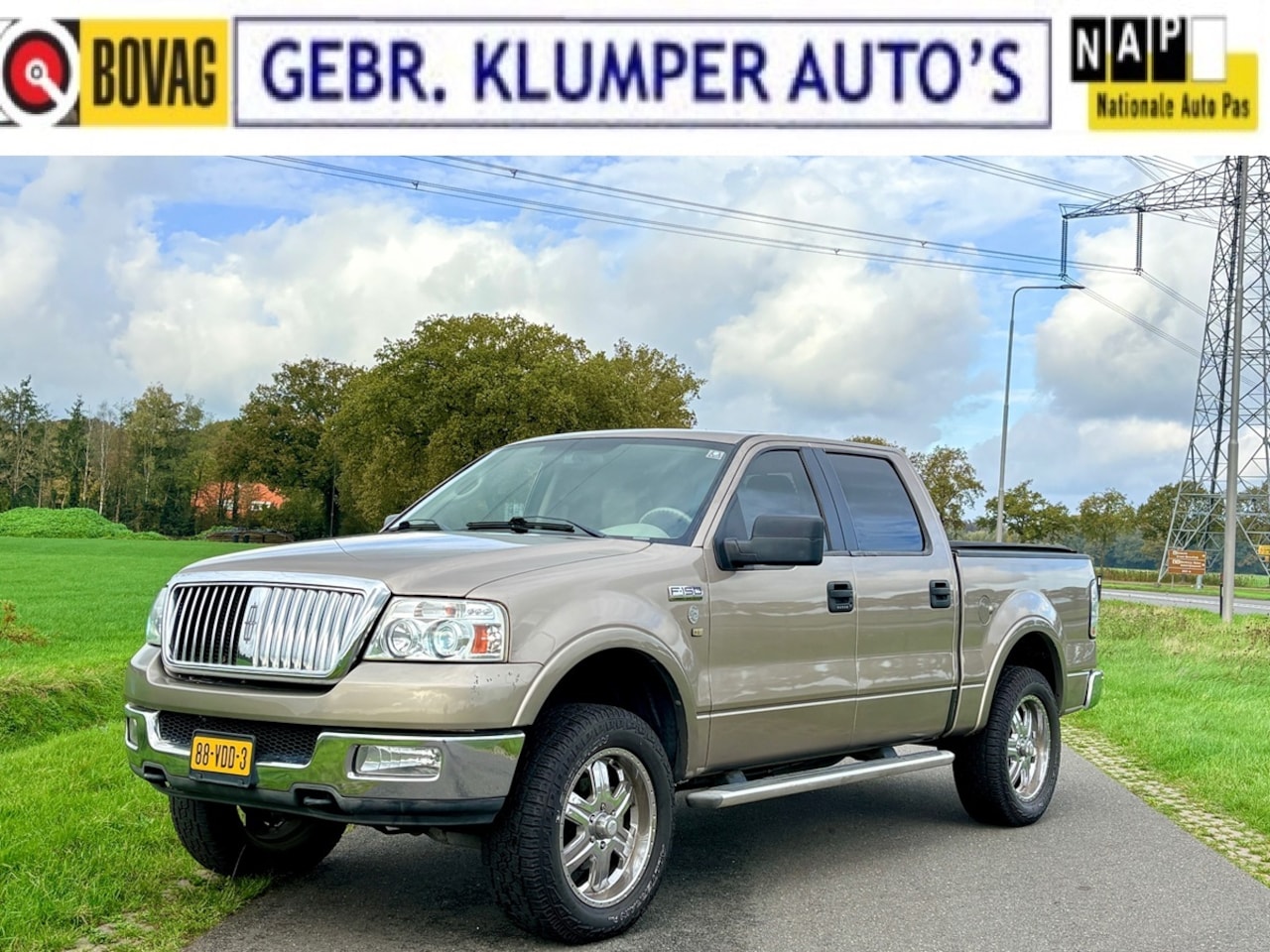 Ford F150 - 5.4 V8 Lariat AUT, 4x4, Trekhaak, Leder, 20 inch, Marge. - AutoWereld.nl