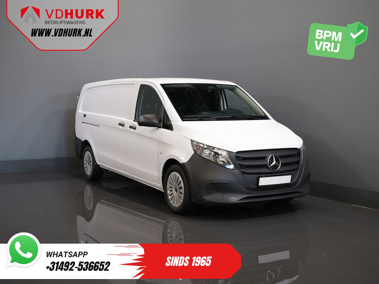 Mercedes-Benz Vito - 116 CDI Aut. L3 Stoelverw./ 270Gr.deuren/ Navi/ Camera/ Cruise/ Airco - AutoWereld.nl