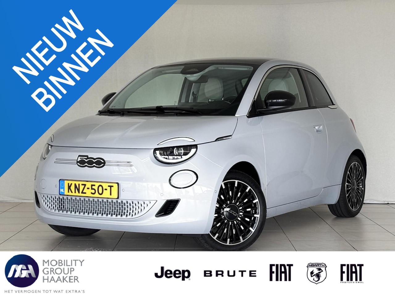 Fiat 500 - La Prima 42 kWh | Panoramadak | Apple-Android | 8 Jaar Fabrieks-Garantie - AutoWereld.nl