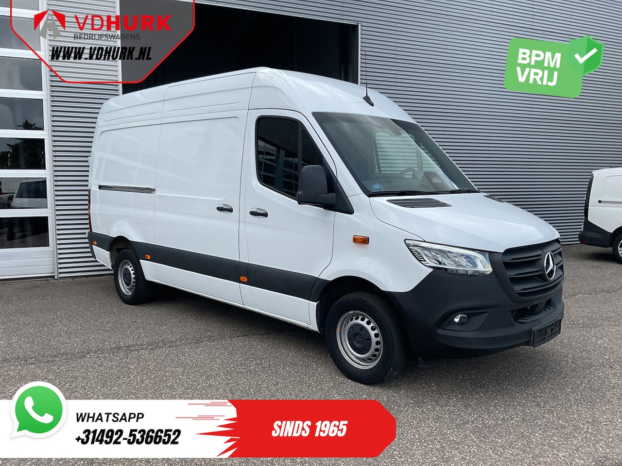 Mercedes-Benz Sprinter - 317 CDI L2H2 Aut. LED/ 270Gr.Deuren/ Stoelverw./ Gev.Stoel/ Navi/ Airco/ Camera/ Cruise/ P - AutoWereld.nl