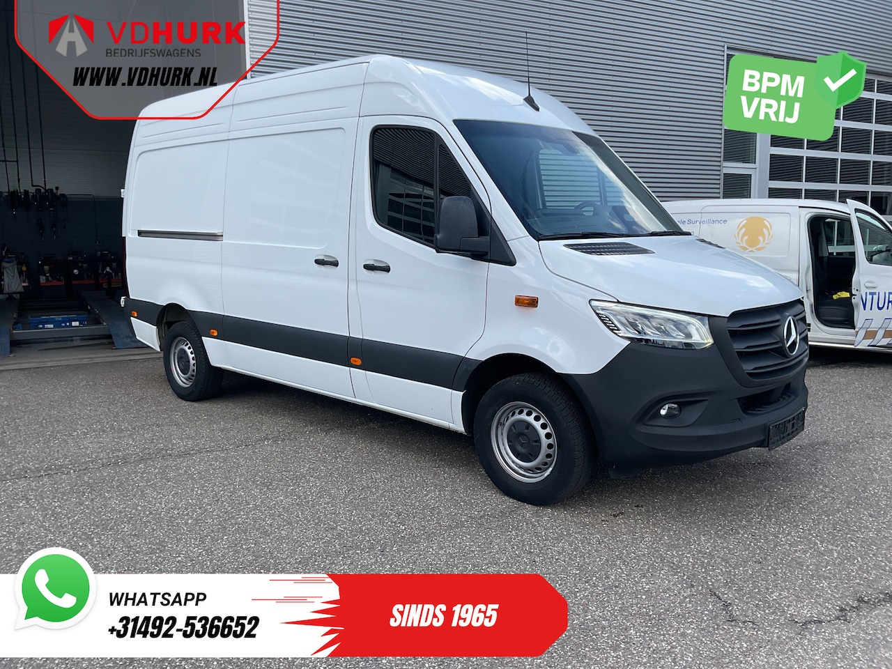 Mercedes-Benz Sprinter - 317 CDI L2H2 Aut. LED/ 270Gr.Deuren/ Stoelverw./ Gev.Stoel/ Navi/ Airco/ Camera/ Cruise/ P - AutoWereld.nl