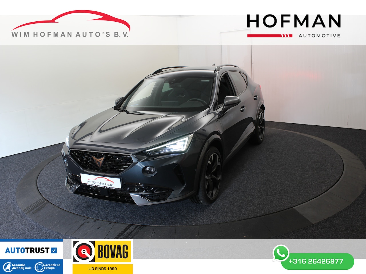 CUPRA Formentor - 1.4 e-Hybrid VZ 245 PK 360°Camera MemSeats EL Trekh+aKlep - AutoWereld.nl