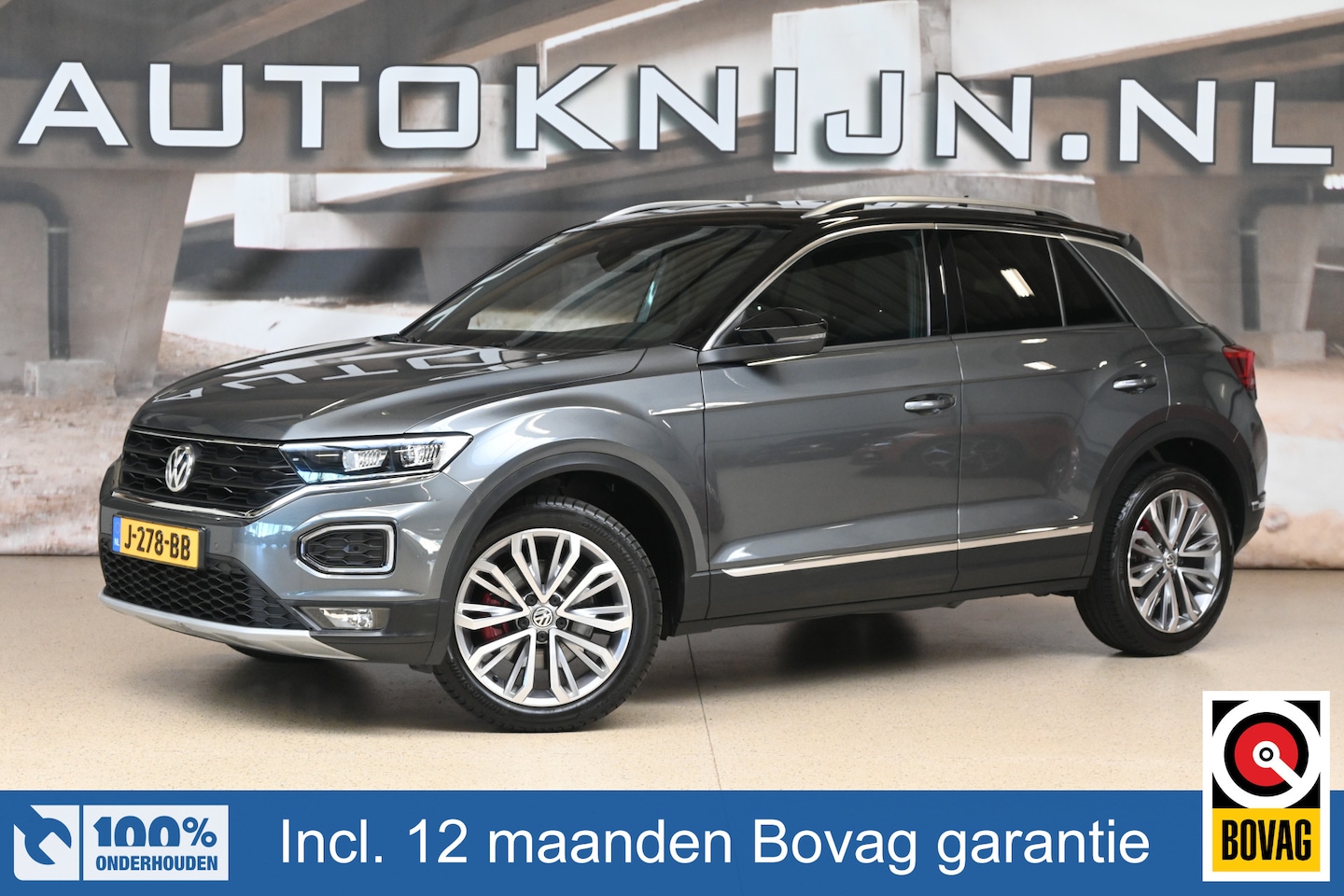 Volkswagen T-Roc - 1.5 TSI 150pk Sport | NL-auto | Elek. klep | Trekhaak | Two-tone | 100% (Dealer) onderhoud - AutoWereld.nl