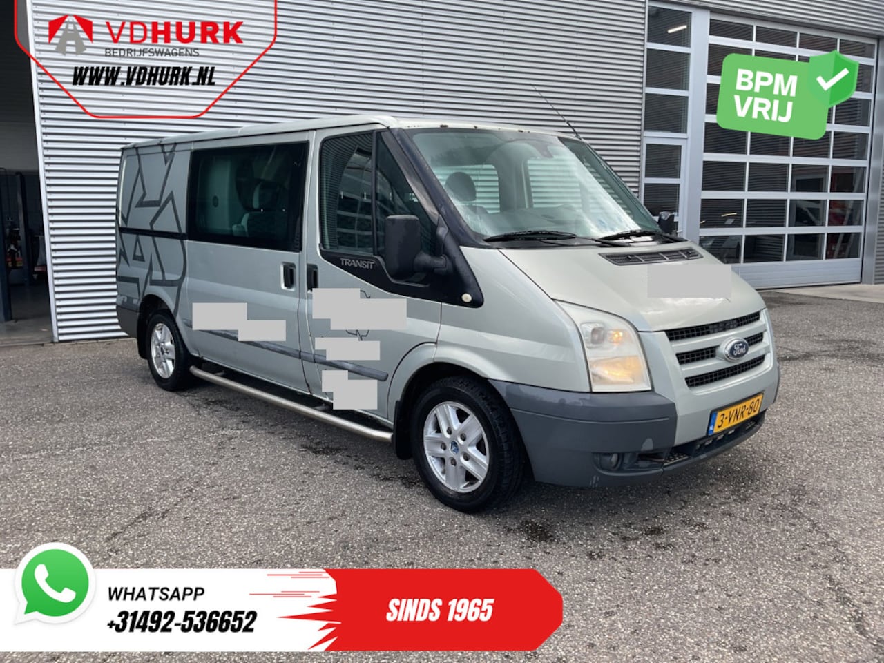 Ford Transit - 2.2 TDCI DC Dubbel Cabine EXPORT 2.8t Trekverm./ 2x Schuifdeur/ Stoelverw./ Navi/ Airco/ C - AutoWereld.nl