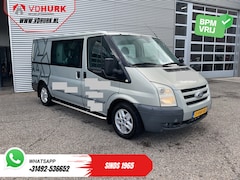 Ford Transit - 2.2 TDCI DC Dubbel Cabine EXPORT 2.8t Trekverm./ 2x Schuifdeur/ Stoelverw./ Navi/ Airco/ C