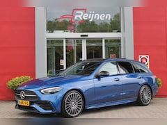 Mercedes-Benz C-klasse Estate - 200 218PK Launch Edition AMG Line | FULL LEDEREN BEKLEDING | PANORAMISCH SCHUIF/KANTELDAK