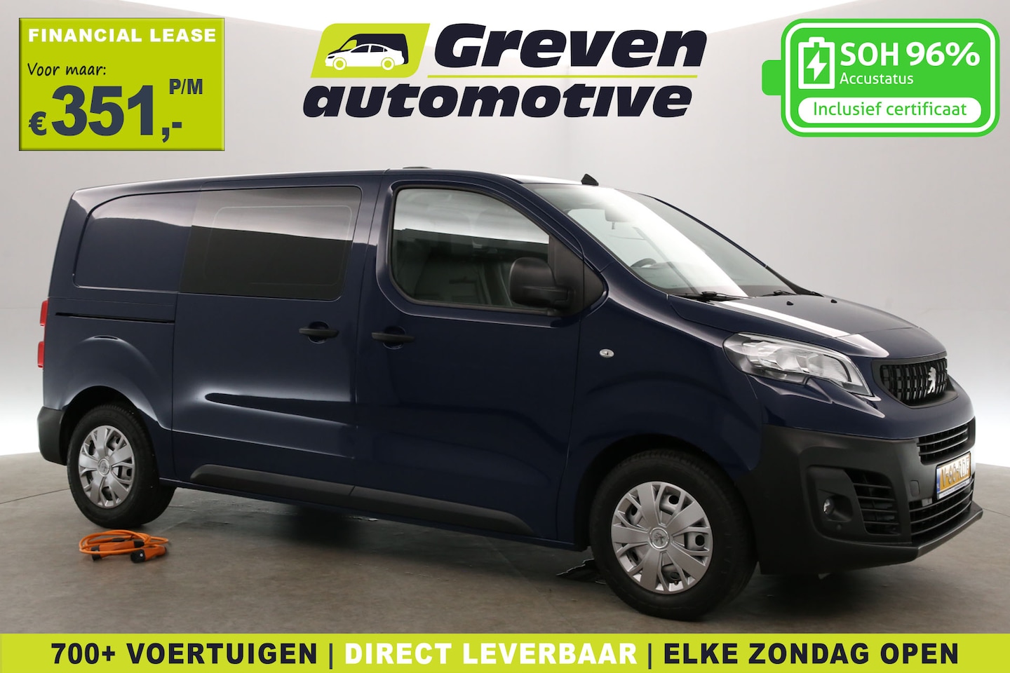 Citroën ë-Jumpy - Peugeot e-Expert 75 kWh L2H1 Long Range | Snelladen | SOH 96% | Airco | Cruise | Camera | - AutoWereld.nl