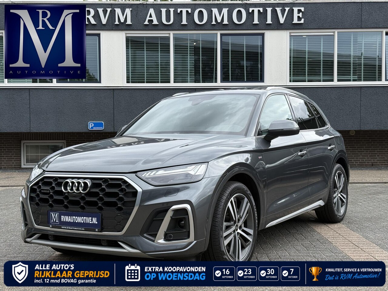 Audi Q5 - 55 TFSI e S edition VAN: 48.900,- VOOR: 44.877,- UW HERFSTVOORDEEL: 4.023,- S-LINE BINNEN - AutoWereld.nl