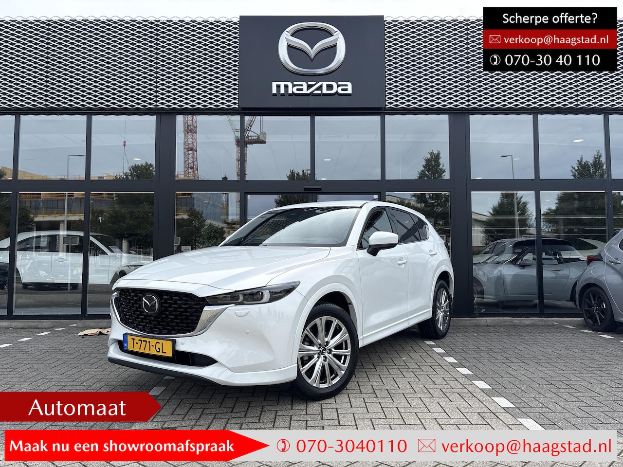 Mazda CX-5 - 2.0 e-SkyActiv-G M Hybrid 165 Takumi 1e Eigenaar / NL Auto / Dealer Onderhouden / Meest lu - AutoWereld.nl