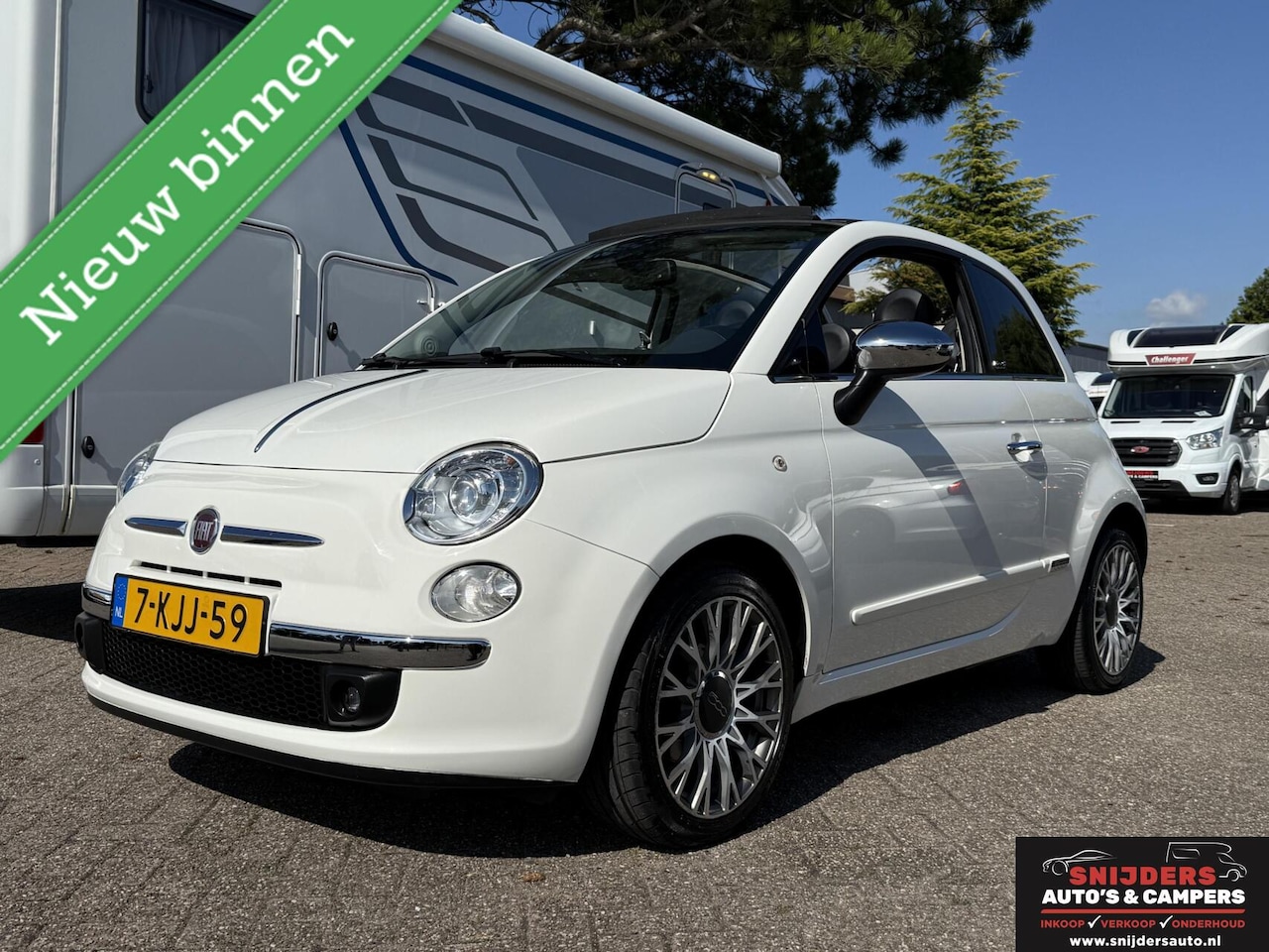 Fiat 500 C - 0.9 TwinAir Lounge leder - Automaat - nieuw APK - AutoWereld.nl