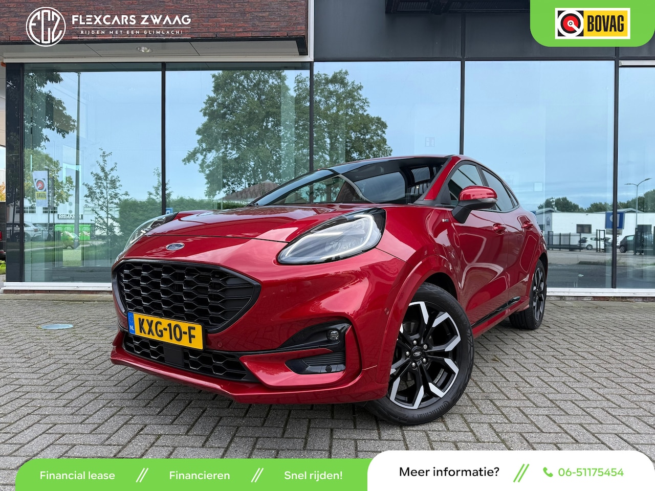 Ford Puma - 1.0 EcoBoost Hybrid 155 ST-Line X - Navi - Climate - Winterpakket - AutoWereld.nl