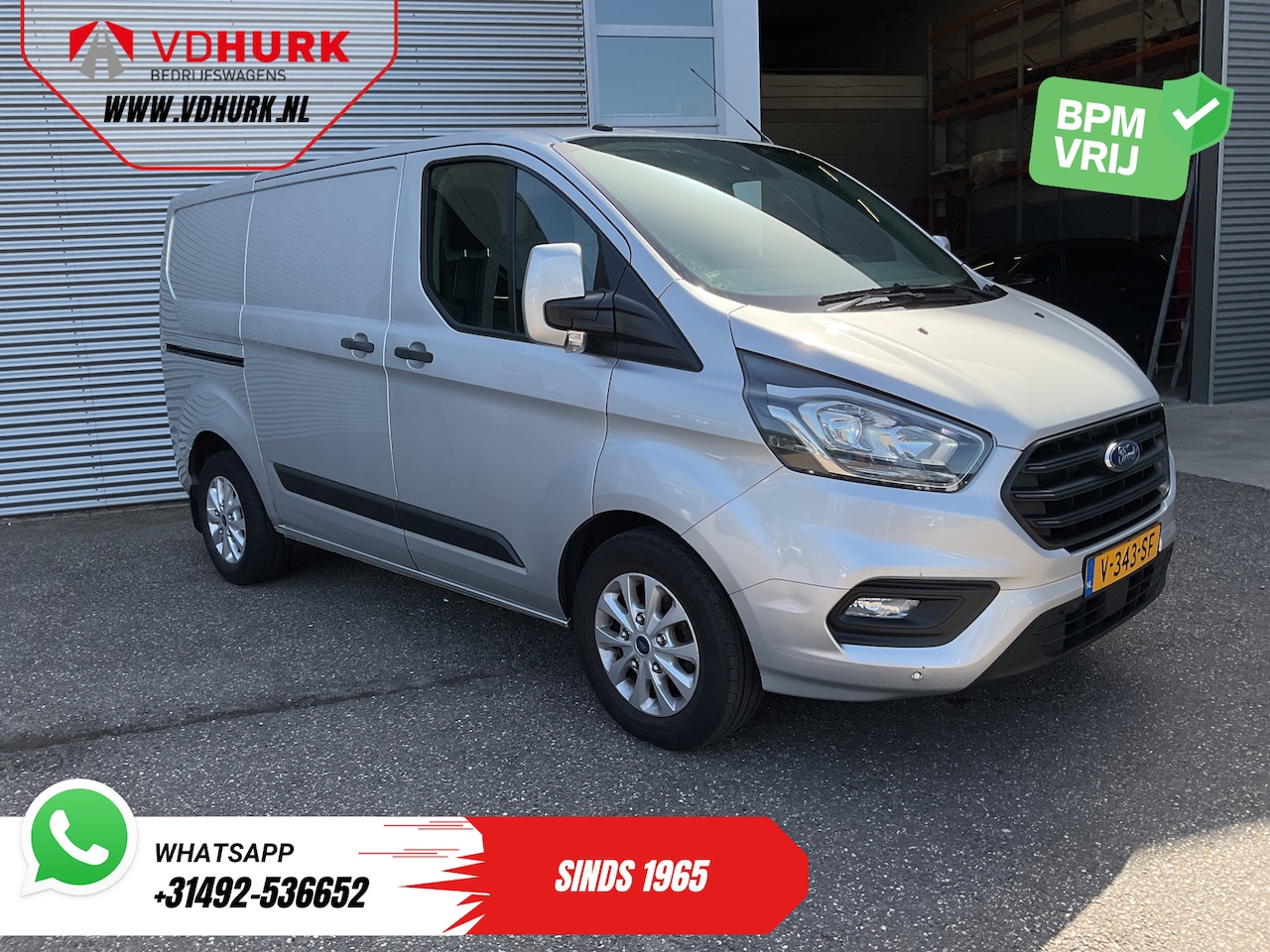 Ford Transit Custom - 2.0 TDCI 130 pk EXPORT Riem V.V./ Carplay/ Navi/ Airco/ Camera/ Cruise/ PDC/ 16’LMV - AutoWereld.nl