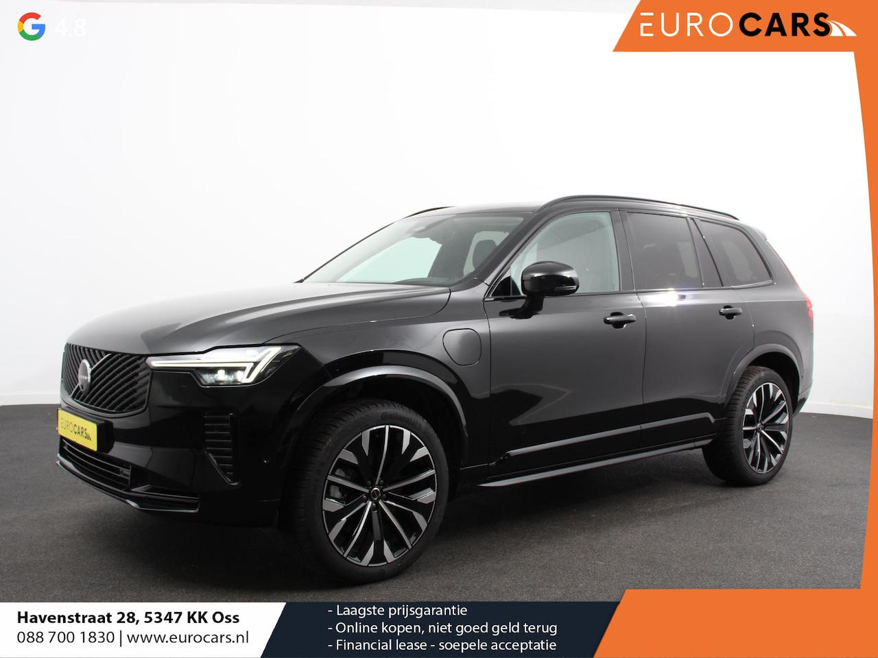 Volvo XC90 - 2.0 T8 Plug-in hybrid AWD Ultra Dark Panoramadak Navigatie Apple Carplay Android Auto 360 - AutoWereld.nl