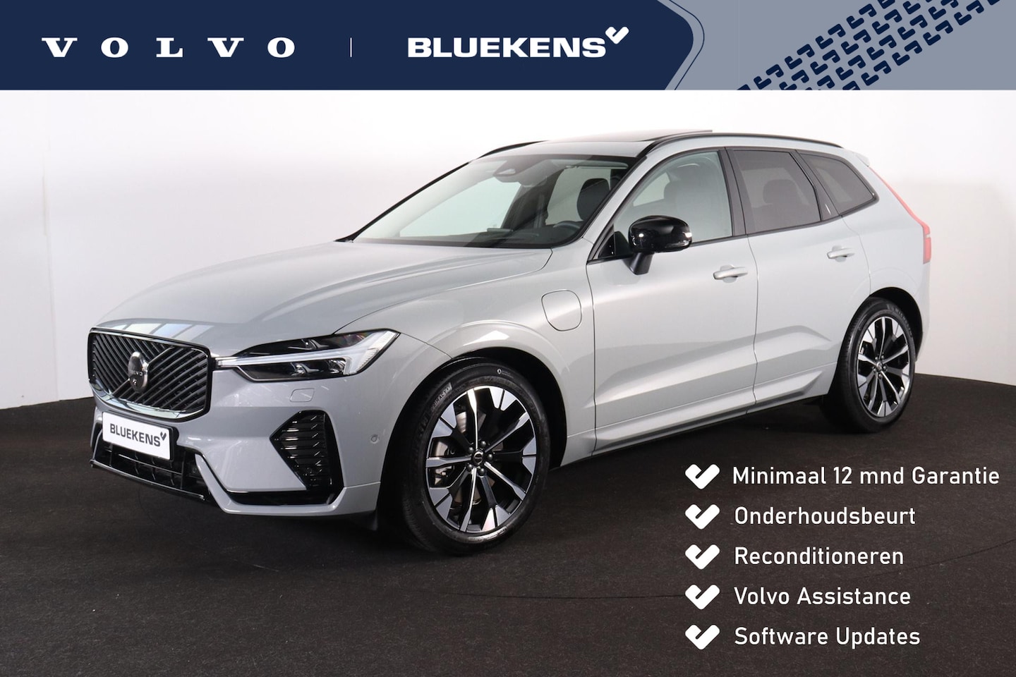 Volvo XC60 - T6 Recharge AWD Ultra Dark - Luchtvering - Panorama/schuifdak - IntelliSafe Assist & Surro - AutoWereld.nl