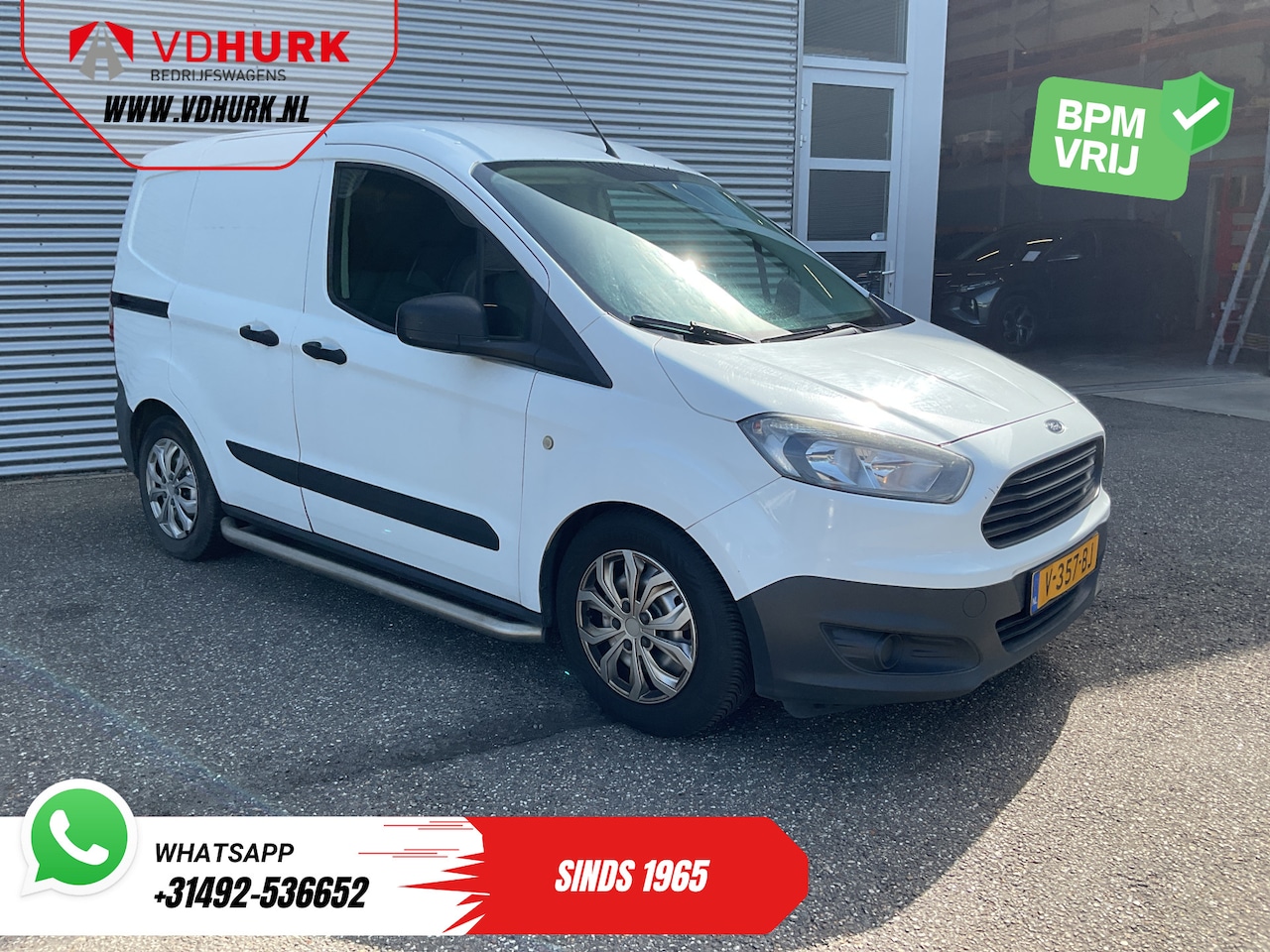 Ford Transit Courier - 1.5 TDCI EXPORT Airco/ Sidebars/ Bluetooth - AutoWereld.nl