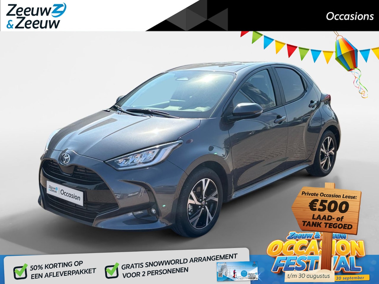 Toyota Yaris - 1.5 Hybrid 115 Comfort *NIEUW*Automaat*Navi via Carplay*Camera*Climate Control*Adapt. Crui - AutoWereld.nl