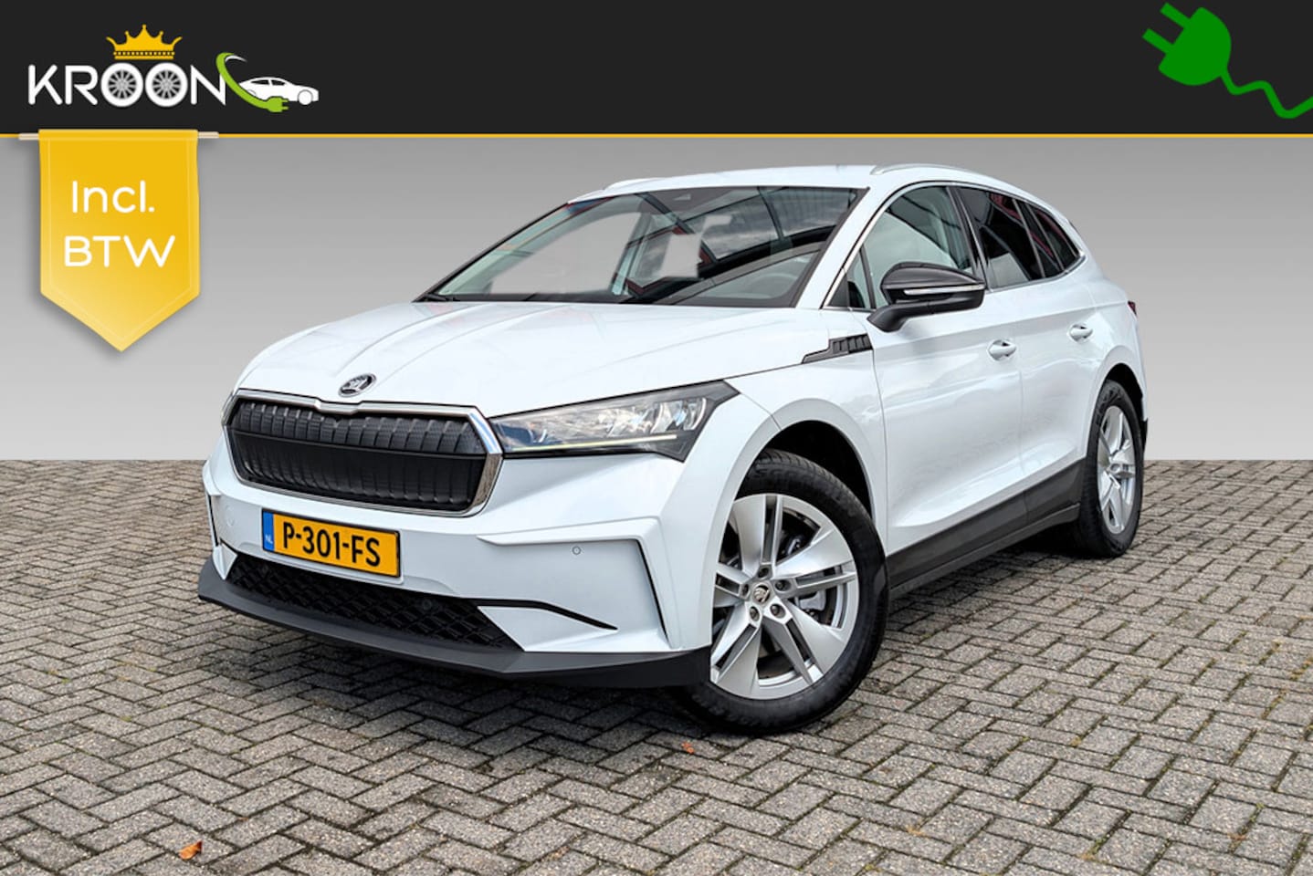 Skoda Enyaq iV - 80 SOH 87% Trekhaak Warmtepomp - AutoWereld.nl
