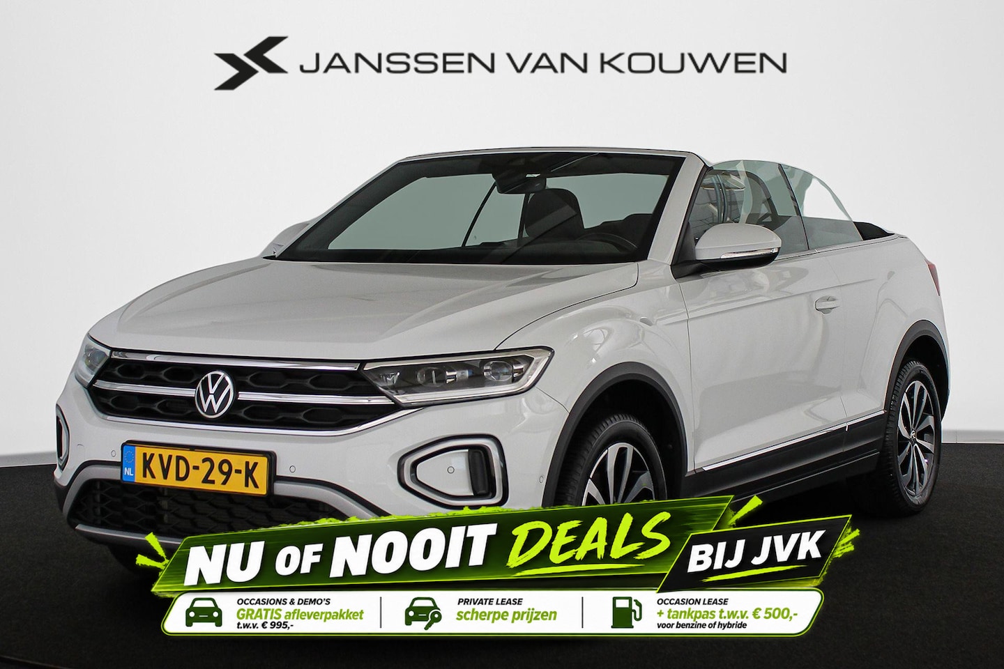 Volkswagen T-Roc Cabrio - 1.0 TSI Style Stoel-Stuurverwarming Apple CarPlay - AutoWereld.nl