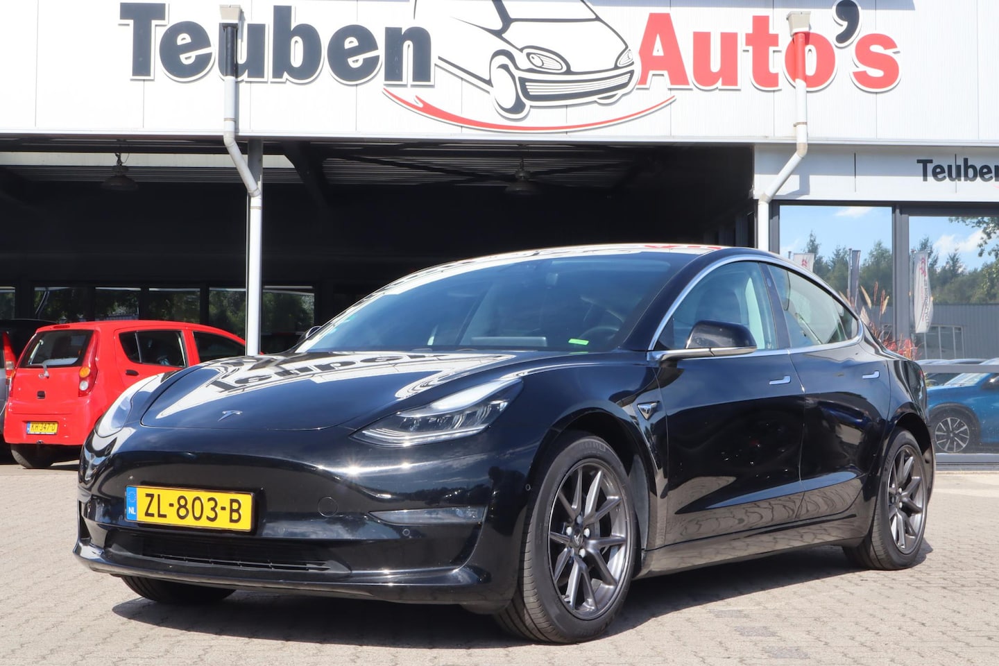 Tesla Model 3 - Long Range AWD 75 kWh | 83,6% | Full Self-Driving Capability | Trekhaak | Zwart-zwart - AutoWereld.nl