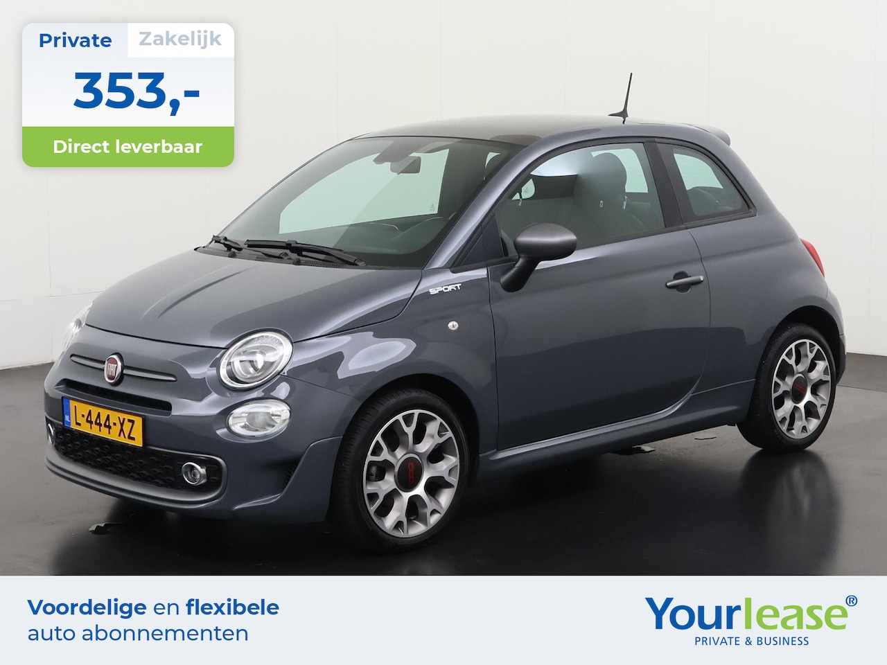 Fiat 500 - 1.0 Hybrid Sport | All-in 353,- Private Lease | Direct uit voorraad - AutoWereld.nl
