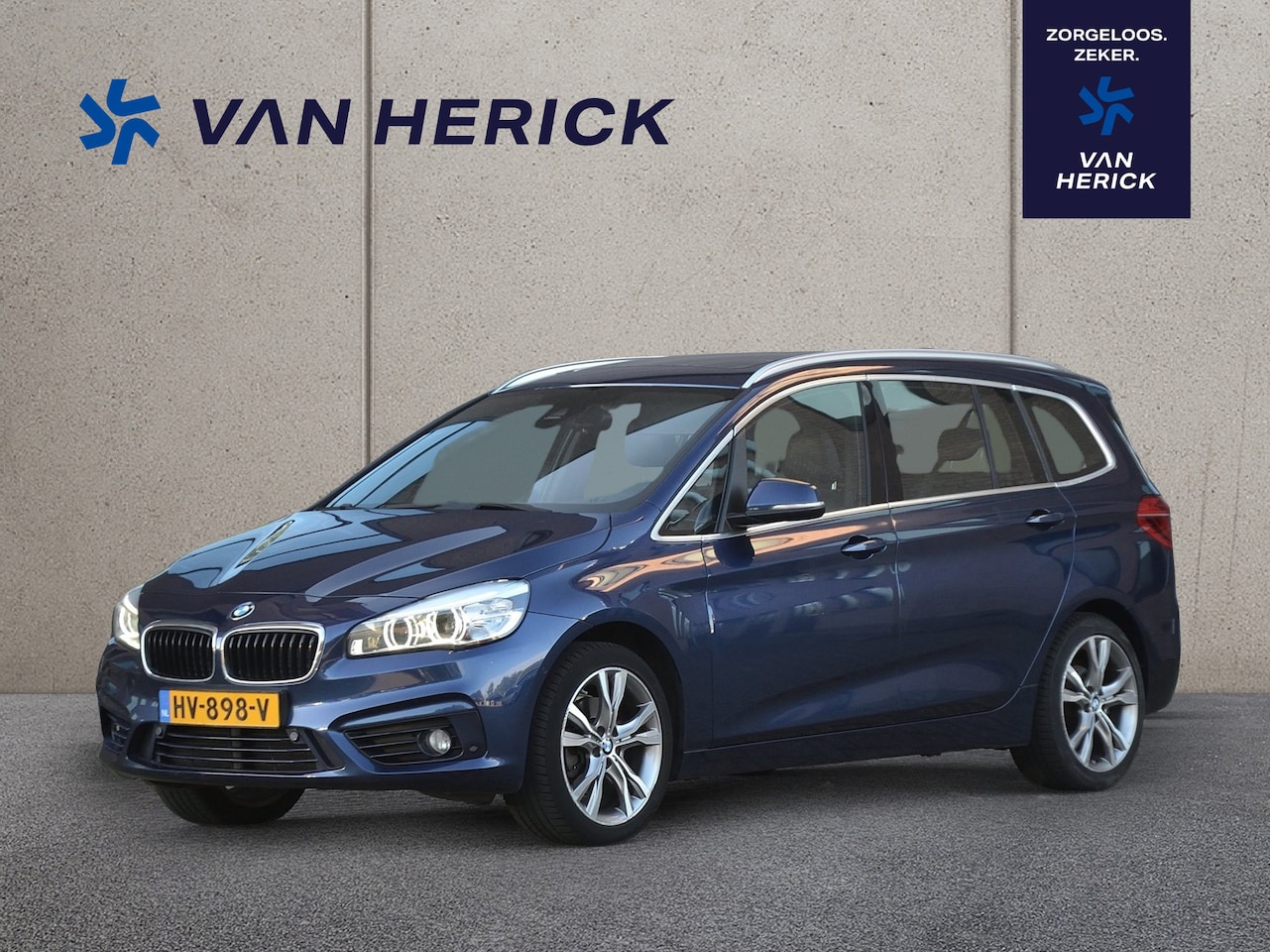 BMW 2-serie Gran Tourer - 218i Sport 7p. | Panoramadak | Trekhaak | Leder | PDC - AutoWereld.nl