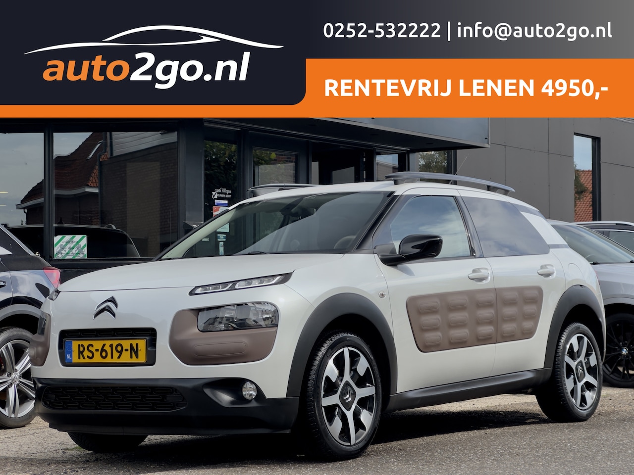Citroën C4 Cactus - 1.2 AUT5 SHINE NAVI CAMERA PARK-ASSIST AIRCO LED LMV PDC - AutoWereld.nl