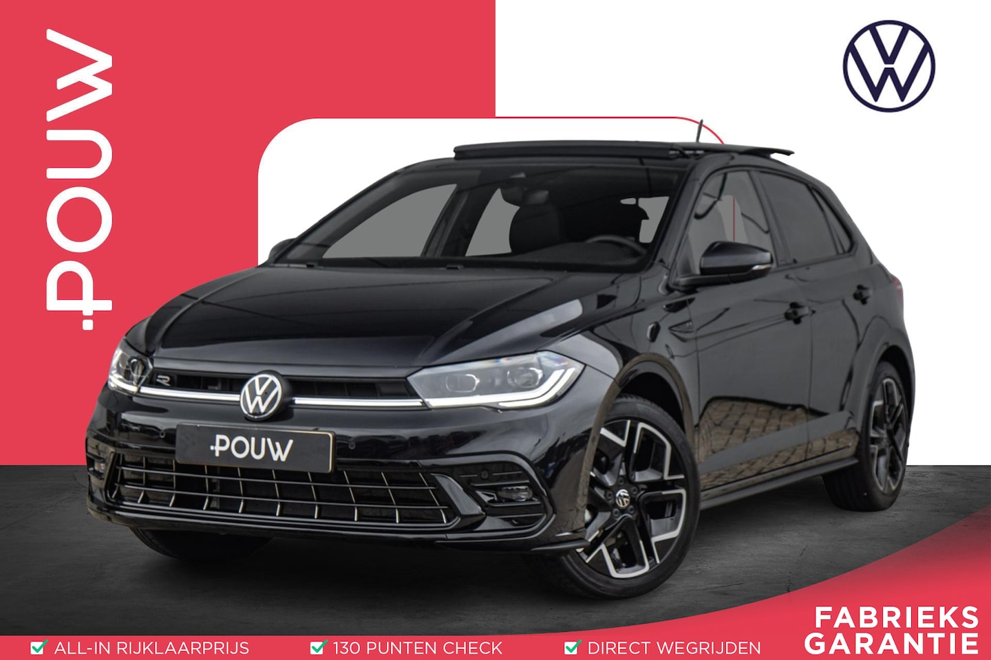Volkswagen Polo - 1.0 TSI 95pk R-Line Edition | Panoramadak | Matrix LED | Stoelverwarming | Achteruitrijcam - AutoWereld.nl