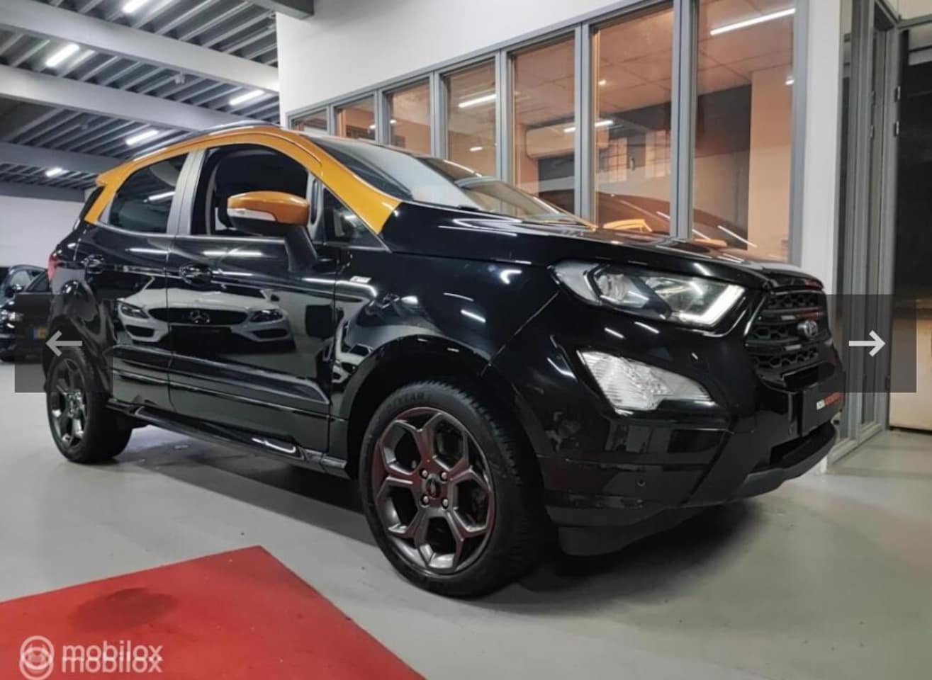 Ford EcoSport - 1.0 EcoBoost ST-LINE NW DISTRIBUTIERIEM TREKHAAK LED CRUISE NAVI LEER CARPLAY CAMERA NW AP - AutoWereld.nl