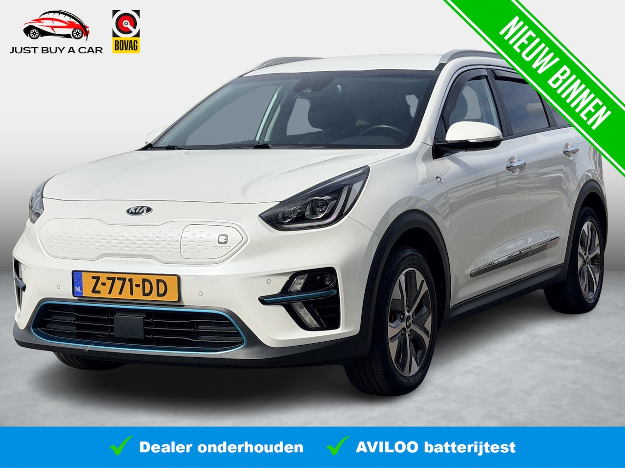 Kia e-Niro - DynamicLine 64 kWh SOH 95,8%  | Warmtepomp | JBL | Adaptive Cruise | Stoel & stuurverwarmi - AutoWereld.nl