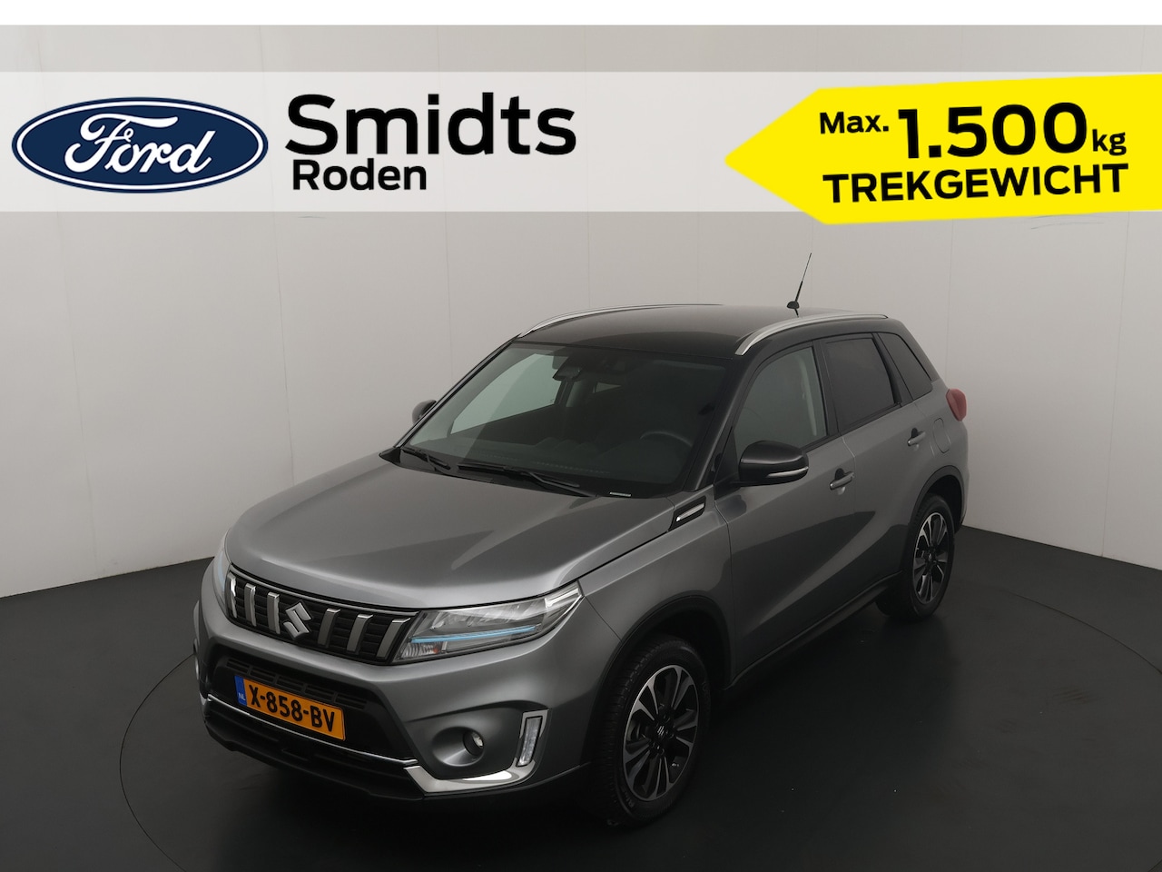 Suzuki Vitara - 1.4 Boosterjet Style Smart Hybrid | Trekhaak | Half leer | Adapt. cruise | 4 seiz. banden - AutoWereld.nl