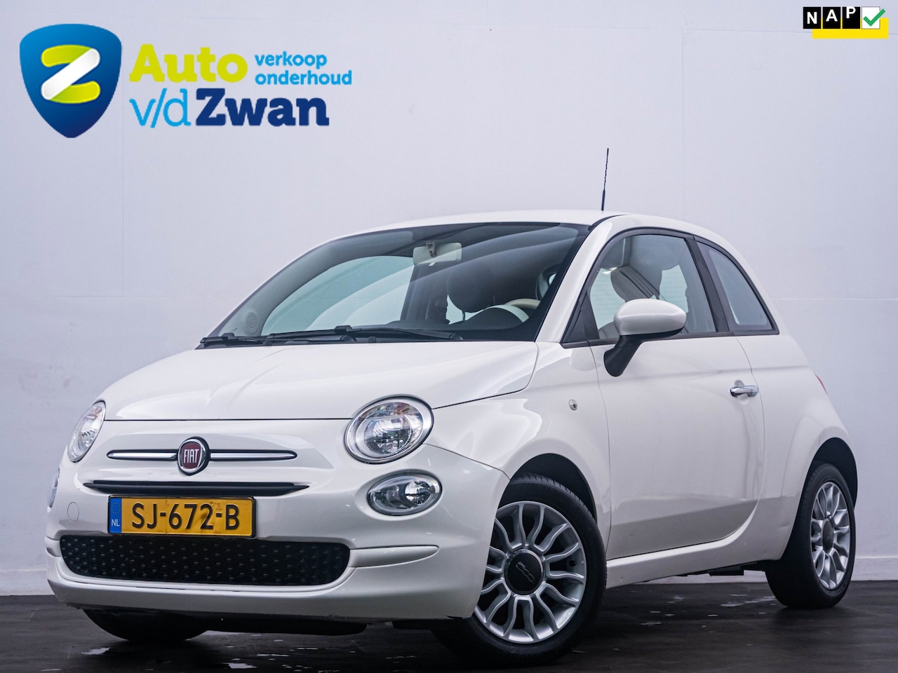 Fiat 500 - 0.9 TwinAir Turbo Popstar 'Automaat' Airco|ECO! - AutoWereld.nl