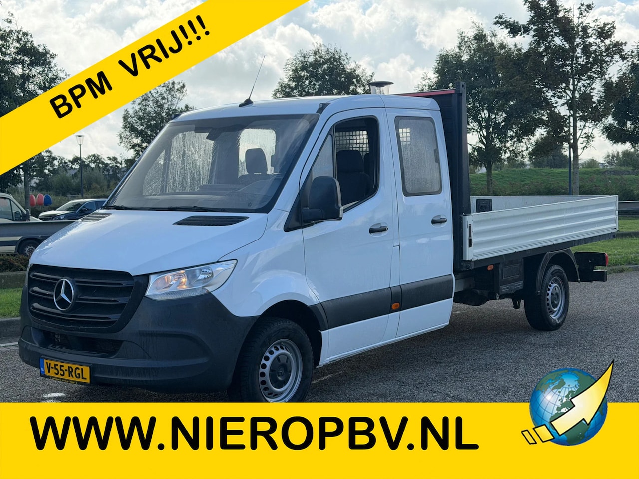 Mercedes-Benz Sprinter - 315CDI N1 Dubbelcabine 6+1 Pers 3500KG Trekhaak BPM VRIJ - AutoWereld.nl