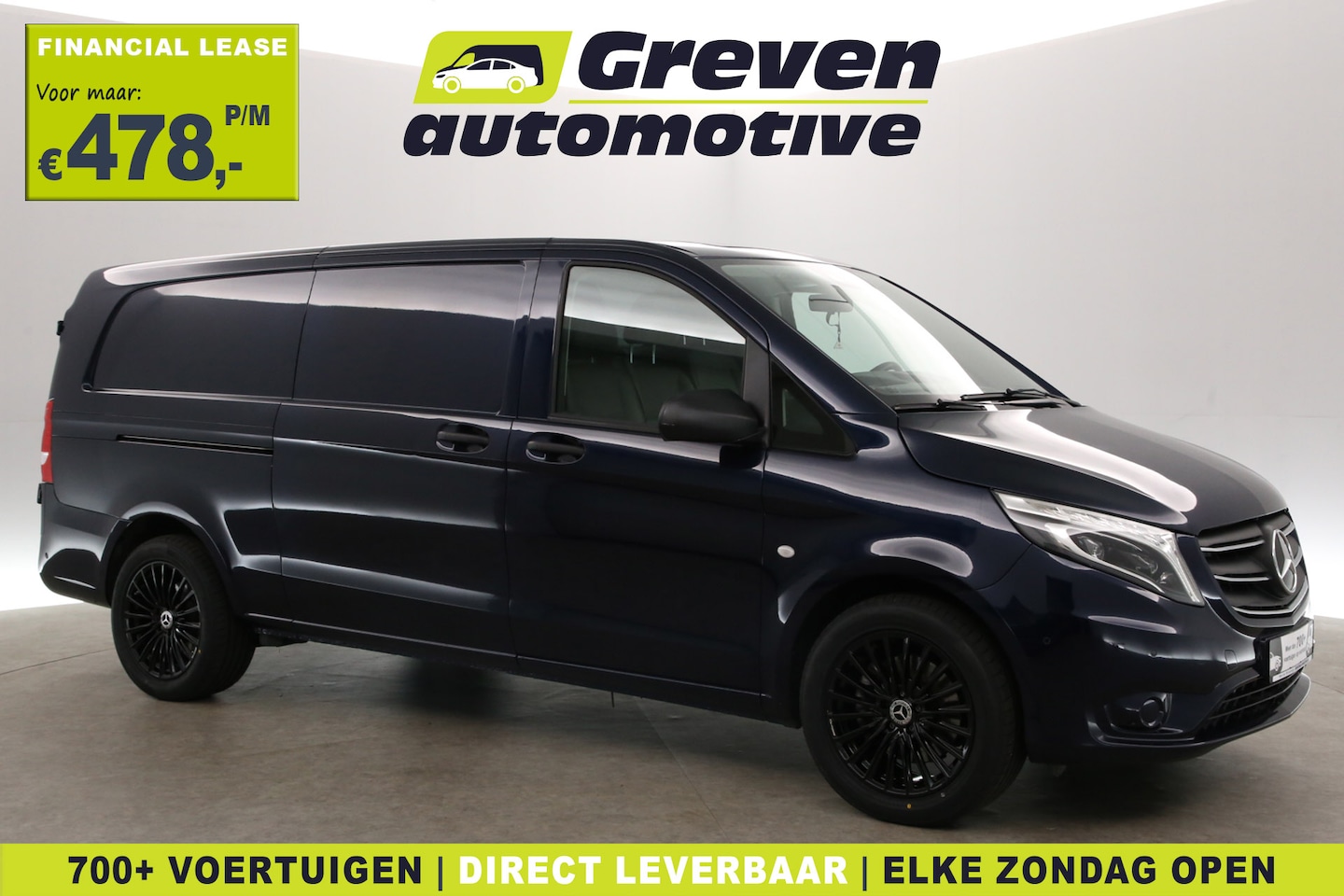 Mercedes-Benz Vito - 116 CDI Extra Lang | Automaat | Clima | Camera | Cruise | 3 Zits | Trekhaak | Navi | Carpl - AutoWereld.nl