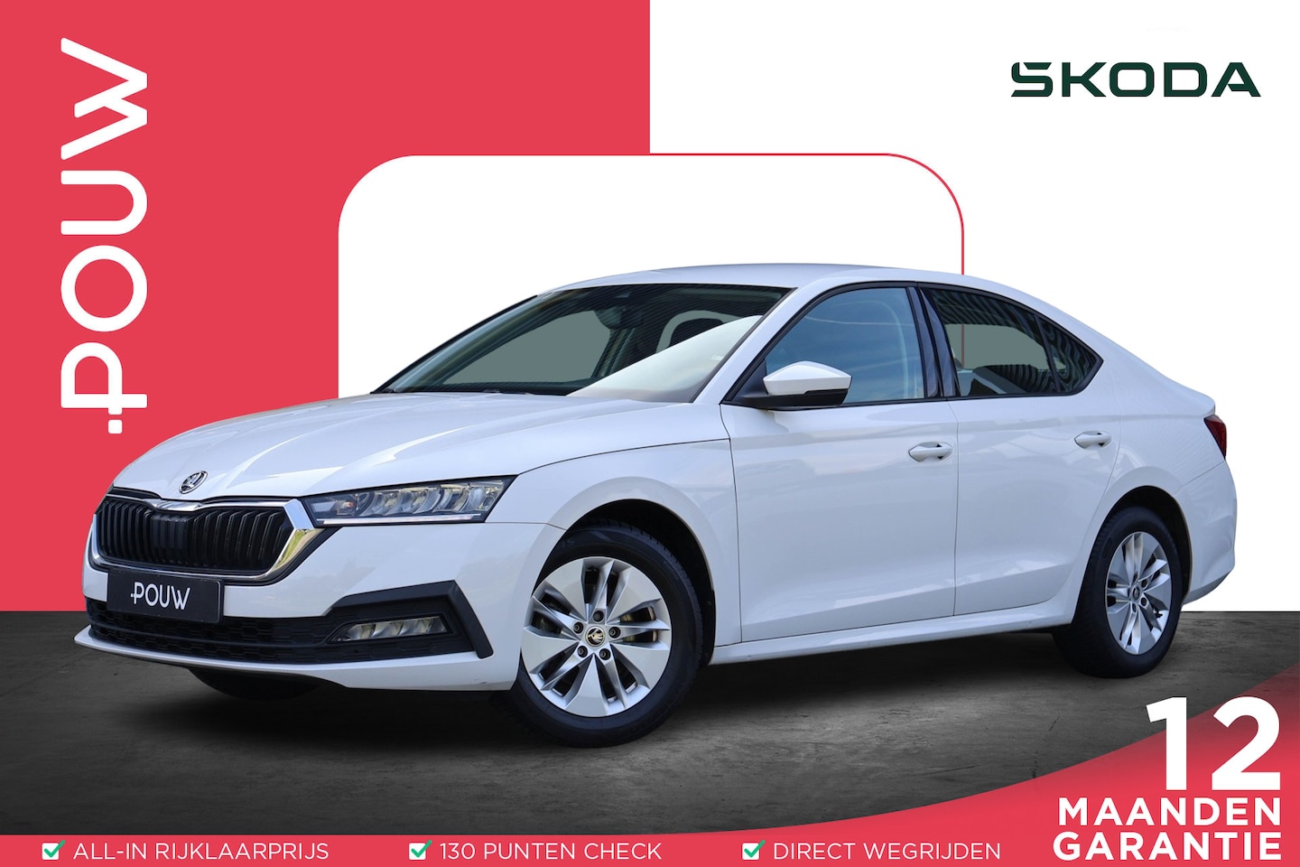 Skoda Octavia - 1.0 TSI 110pk Ambition | All Season Banden | Cruise Control | DAB | Apple CarPlay/ Android - AutoWereld.nl