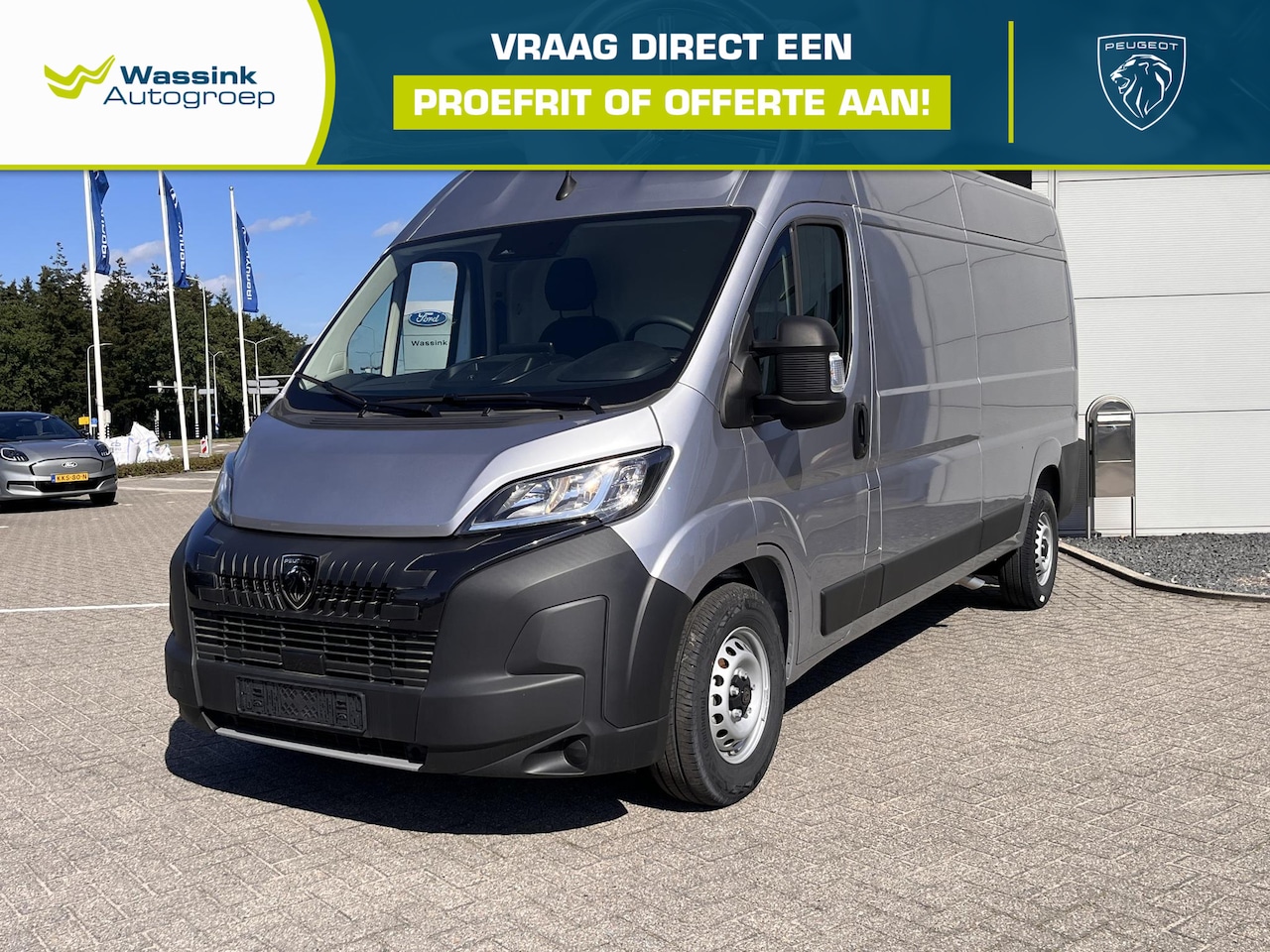 Peugeot Boxer - 2.2 BlueHDi 180 S&S L3H2 3.5t 2 Zits met armsteun | Navigatie | Carplay | Verzwaarde bladv - AutoWereld.nl