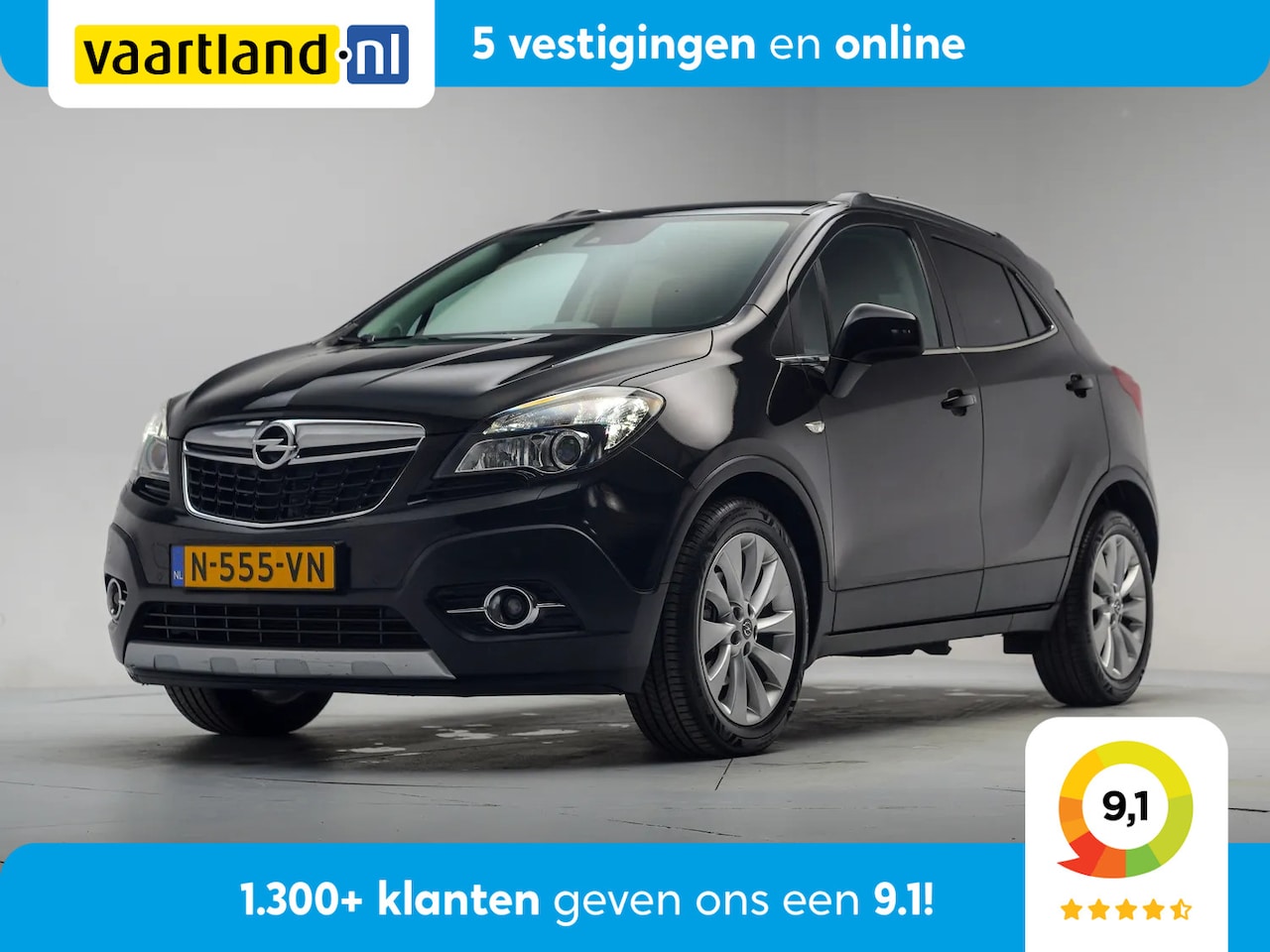 Opel Mokka - 1.4 T Cosmo Aut. [ Clima PDC Half leder Stoelverwarming ] - AutoWereld.nl