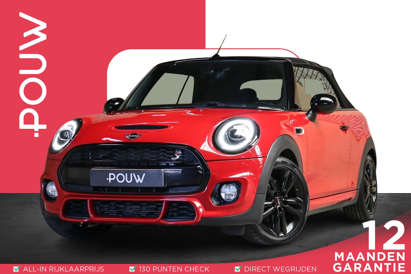 MINI Cabrio - 2.0 Cooper S 192pk AUT | LED Koplampen | Navigatie | 17" Velgen - AutoWereld.nl