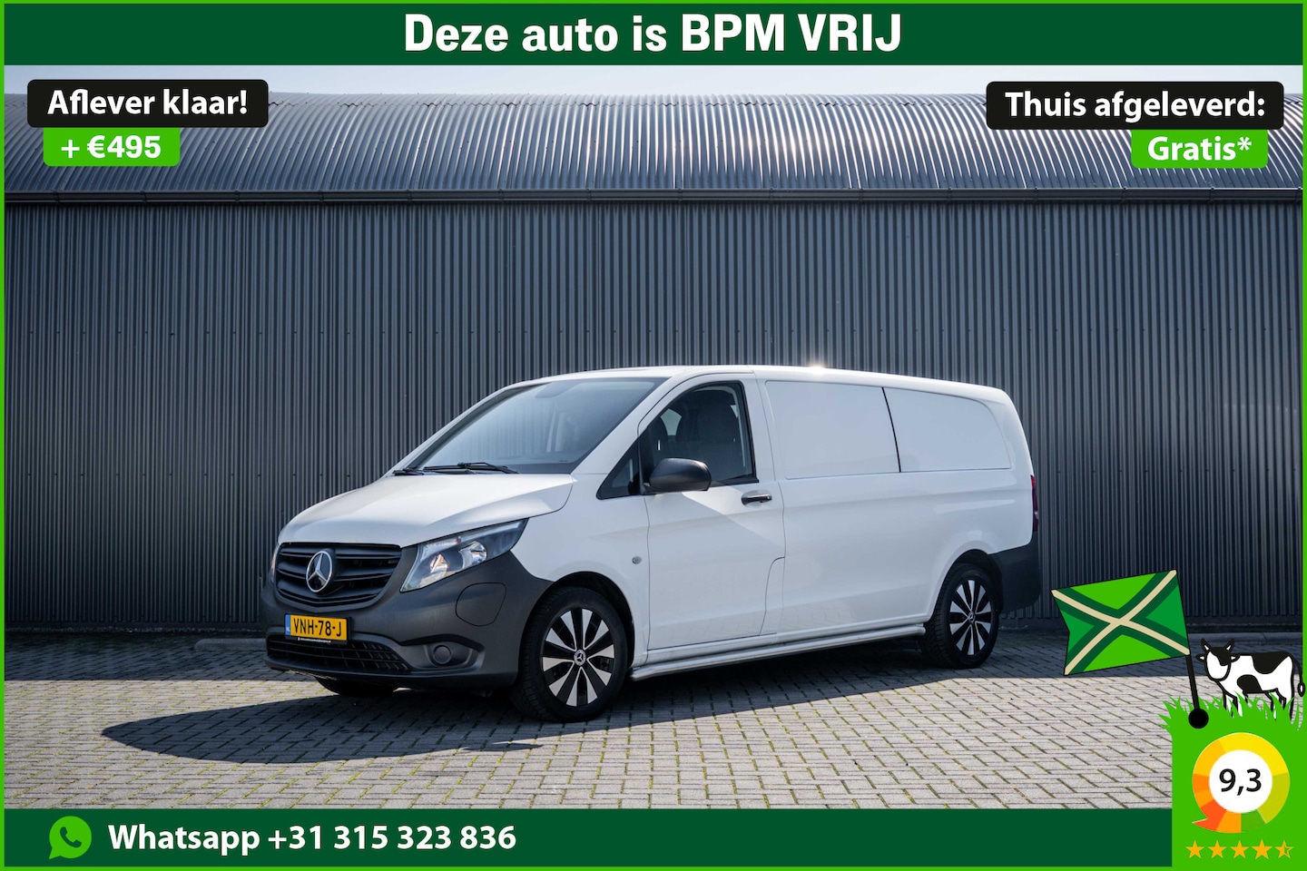 Mercedes-Benz eVito Tourer - | 90KWH | WLPT 367KM | Volledig Elektrisch | SOH 97.5% | Camera | Navi | Stoelverw. | Airc - AutoWereld.nl