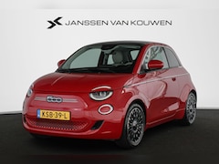 Fiat 500e - La Prima 42 kWh Pano Leder Stoelverwarming JBL Camera Apple CarPlay