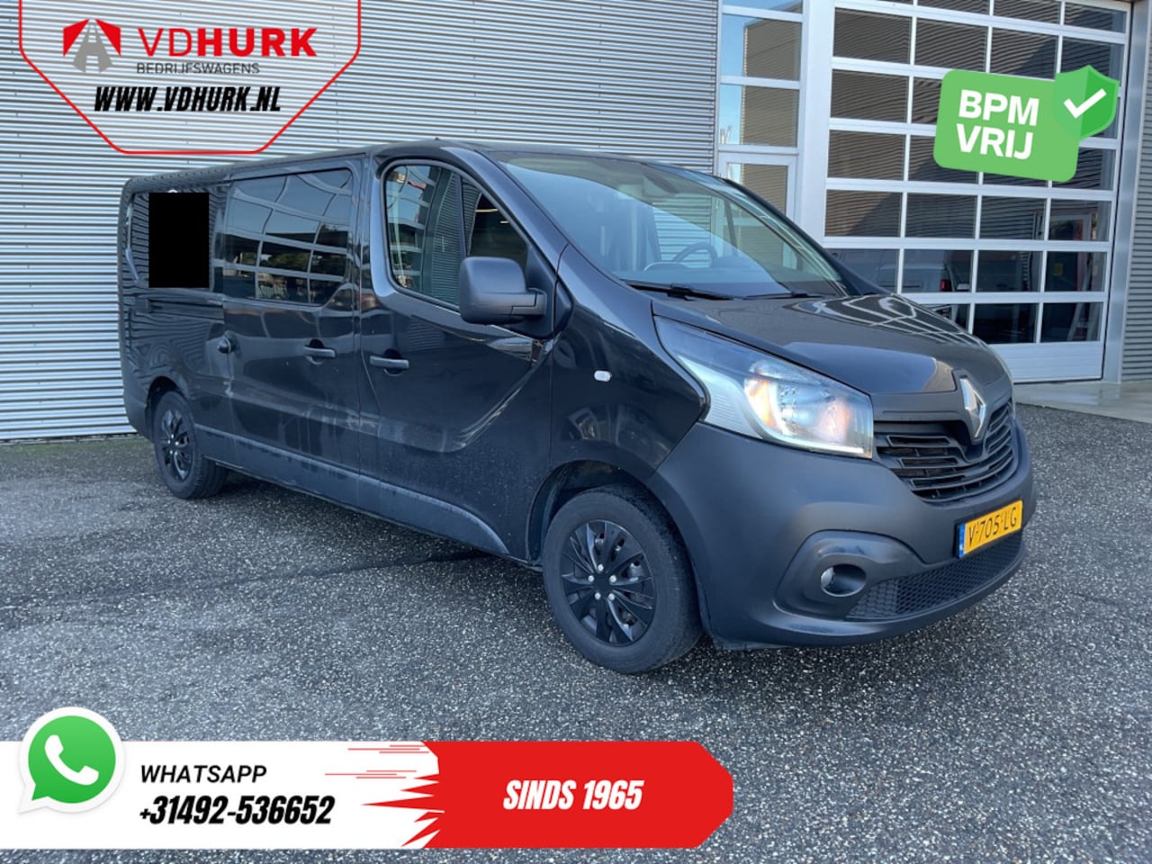 Renault Trafic - 1.6 dCi L2 EXPORT 2x Schuifdeur/ Climate/ Navi/ Camera/ Cruise/ PDC/ Trekhaak - AutoWereld.nl