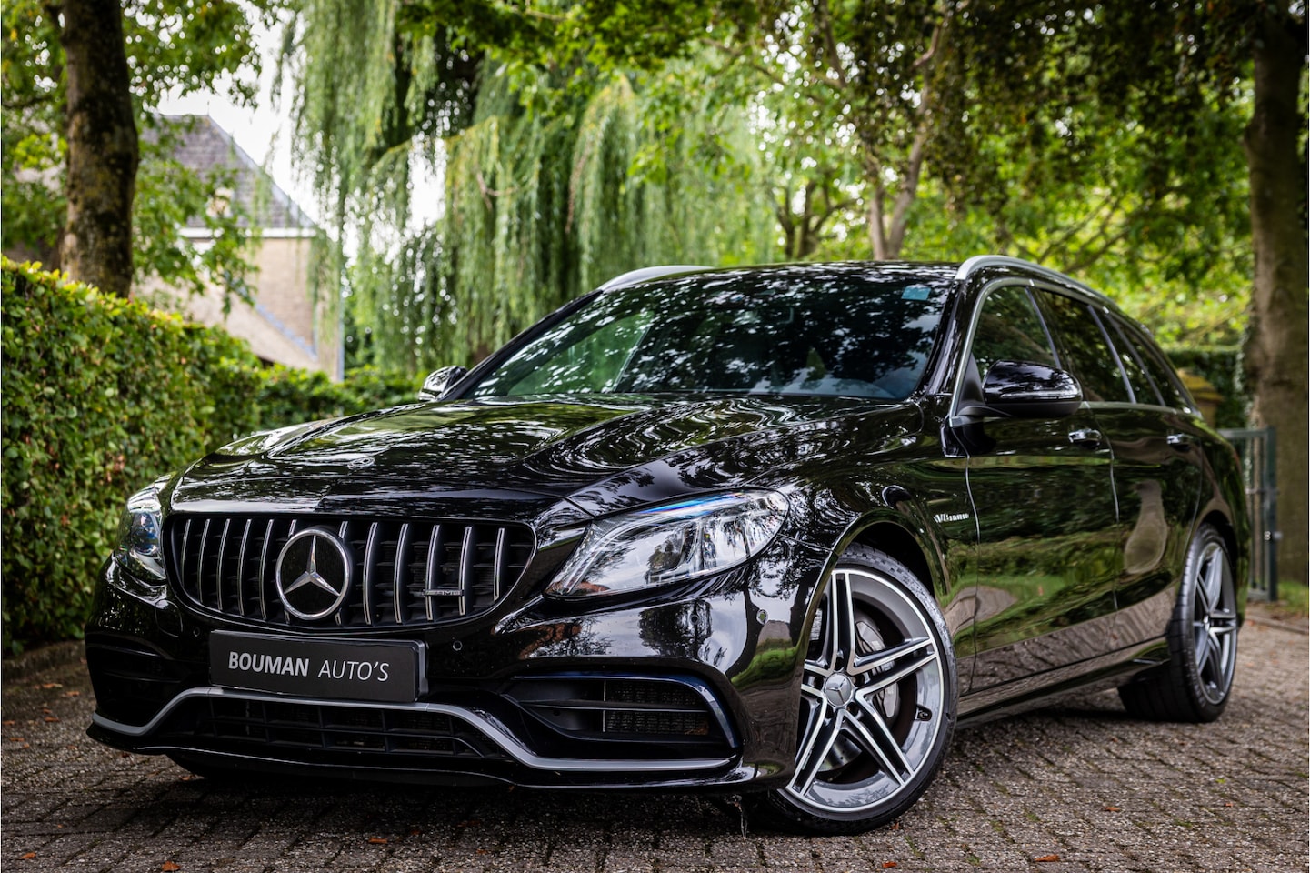 Mercedes-Benz C-klasse Estate - AMG 63 Premium Plus Facelift Schaalstoel Distronic Burmester Panorama - AutoWereld.nl