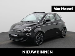 Fiat 500e - Cabrio 42 kWh La Prima | ACHTERUITRIJCAMERA | STOELVERWARMING | APPLE CARPLAY - ANDROID AU