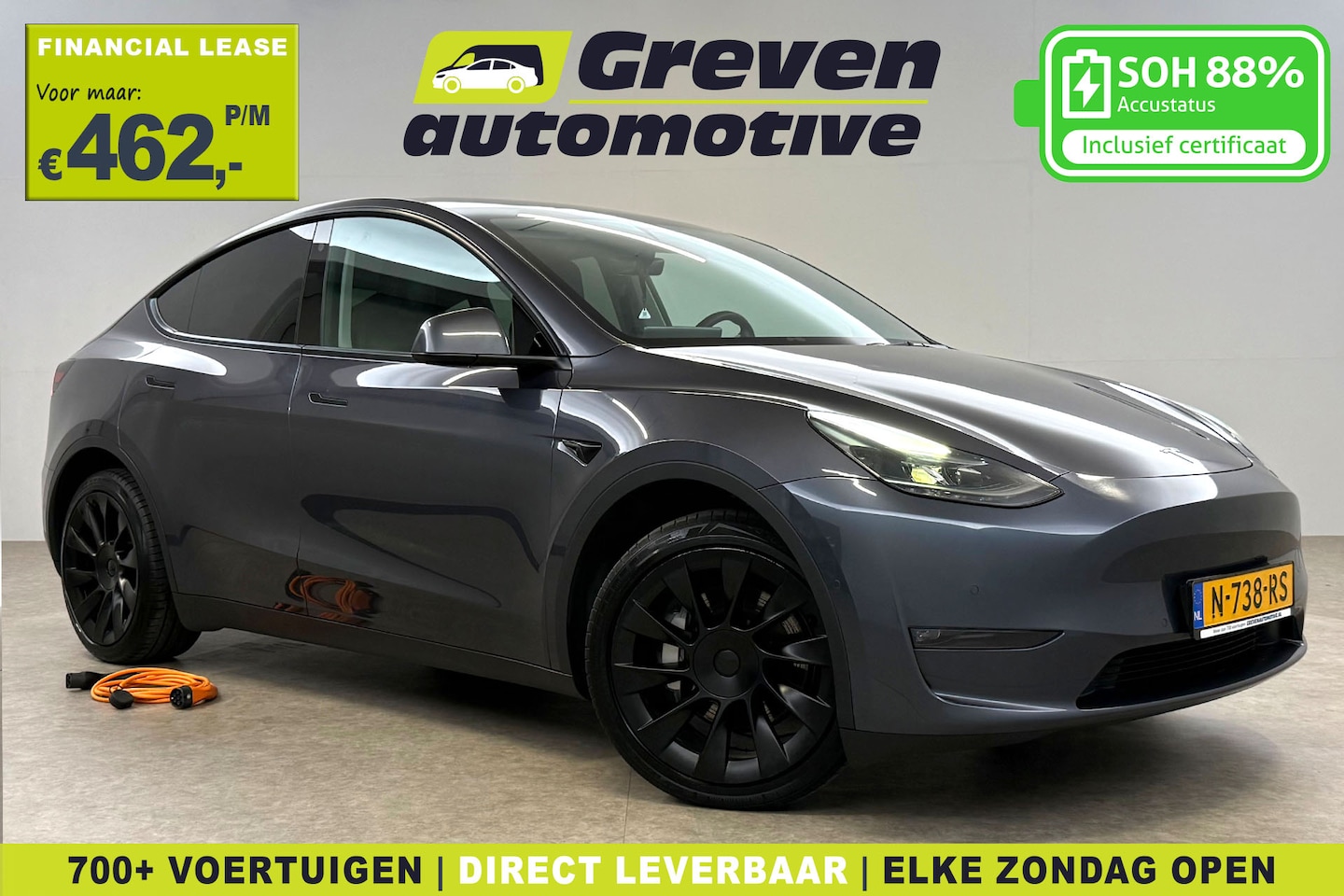 Tesla Model Y - Long Range AWD 75 kWh | Snelladen | SOH 88% | Autopilot | Pano | Camera | Memory | Stoel/S - AutoWereld.nl