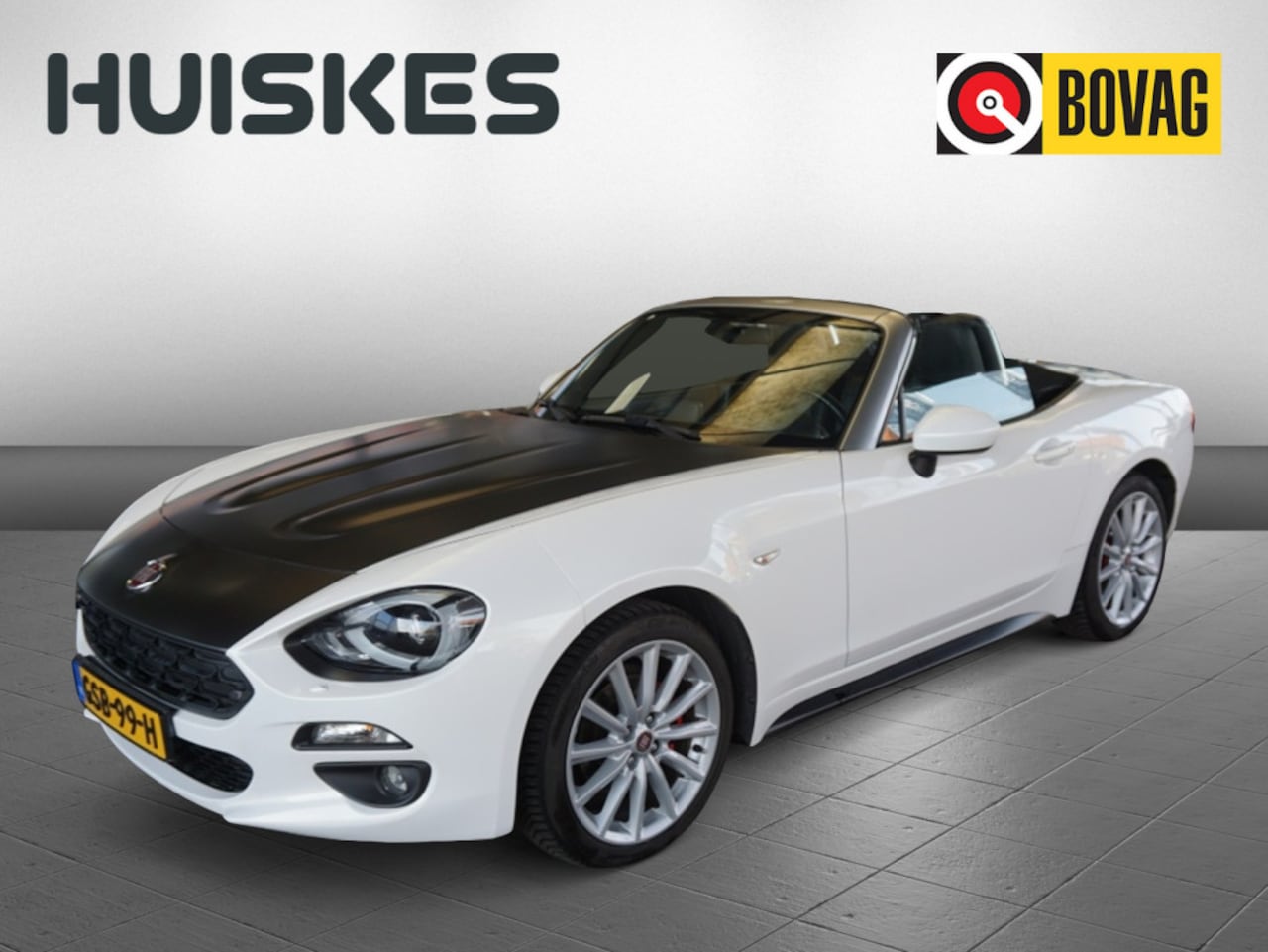 Fiat 124 Spider - 1.4 MultiAir Turbo Lusso Parelmoer-lak | Leder | Stoelverwarming - AutoWereld.nl