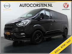 Ford Transit Custom - 320 2.0TDCI 170PK Automaat L2H1 Dubbele Cabine 2X Schuifdeur Adap.Cruise 5-Persoons Leder+