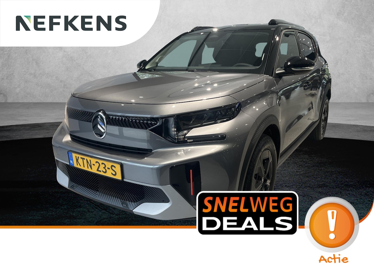 Citroën Ë-C3 Aircross - Collection 113pk Extended Range 54 kWh | achteruitrijcamera | stof/kunstlederen bekleding - AutoWereld.nl